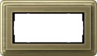 Gira 1002 621 Установочная рамка Gira ClassiX Бронза
