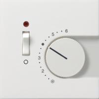 Gira 0392 112 Термостат помещения 230/10 (4) A~ 
с размыкающим контактом, выключателем и контрольной лампочкой