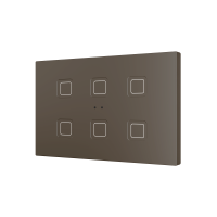 Zennio ZVITRXL6M Tecla RGB XL 6. PC-ABS Емкостная кнопка, 6 кнопок