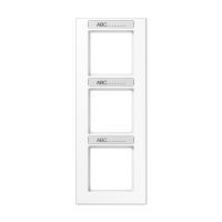 Jung AC 583 BFNA WW Рамкас полем для надписи, 9 х 55 мм