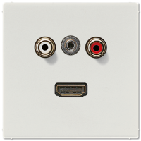 Jung MA LS 1082 LG Аудио «Тюльпан» (Cinch/RCA) / Стереоразъем (TRS 3,5 мм) / HDMI