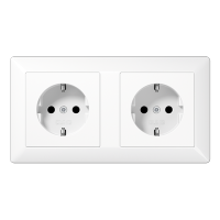 Jung AS 1522 WW SCHUKO®-розетка для кабельных каналов 16 A / 250 B ~