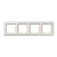 Jung AS 5840 NA Рамкас полями для надписи 12 x 55,5 ммдля горизонтальной установки