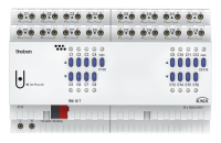 Theben 4940205 Универсальный актуатор: 16 каналов реле или 8 канала управления приводами штор FIX2 RM 16 T KNX
