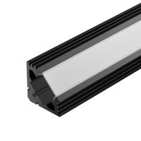 Arlight 020897 Профиль PDS45-T-2000 ANOD Black RAL9005 (Arlight, Алюминий)