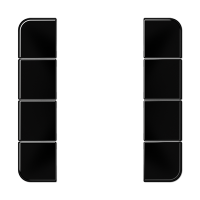 Jung CD 504 TSA SW Набор накладок 4 группы