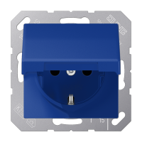 Jung AS 1520 BFKL BL SCHUKO®-розетка 16 A / 250 B ~