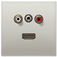 Jung MA ES 1082 Аудио «Тюльпан» (Cinch/RCA) / Стереоразъем (TRS 3,5 мм) / HDMI