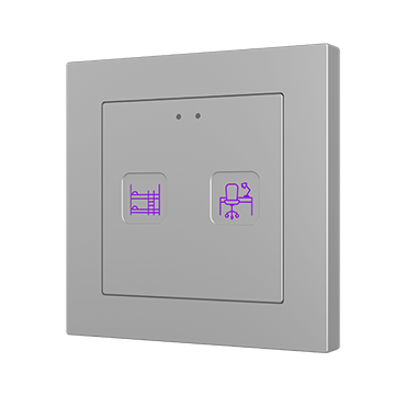 Оборудование Zennio ZVITR55X2 Емкостный сенсорный переключатель с RGB-подсветкой (55 x 55 мм) Tecla RGB 55 по выгодной цене. Купить в Москве со скидкой.