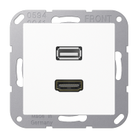 Jung MA A 1163 WW HDMI / USB 2.0