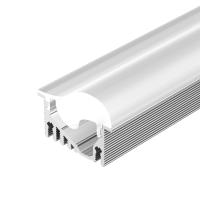 Arlight 019270 Профиль с экраном ALU-ASYMETRIC-2000 ANOD+FROST LENS (Arlight, Алюминий)