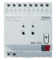 Theben 4910273 2-х канальный светорегулятор с интерфейсом 1-10В для управления ЭПРА и LED. Линейка MIX SMG 2 S KNX