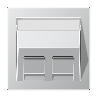 Jung AL 569-30 BF PL-L Kрышка с полем для надписи 9 x 51 мм