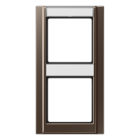 Jung A 582 NA MO Рамка с полем для надписи 17 x 54 мм и 13 x 54 ммдля вертикальной установки