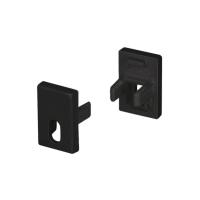 Arlight 037506 Заглушка SL-MINI-8-H12 BLACK с отверстием (Arlight, Пластик)