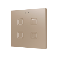 Zennio ZVIT6C Tecla 6. PC-ABS Емкостная кнопка - 6 кнопок - Шампань