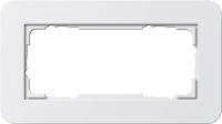 Gira 1002 410 Установочная рамка Gira E3 Белый глянцевый с несущей рамкой белого глянцевого цвета