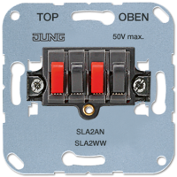 Jung SLA 2 AN Aудиорозетка (стерео)25 В ~, 60 В DC