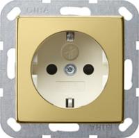 Gira 0453614 Розетка с заземляющими контактами 16 A, 250 В~ c shutterШтыревые клеммы
