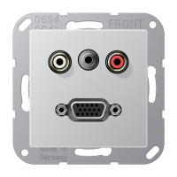 Jung MA A 1072 AL Аудио «Тюльпан» (Cinch/RCA) / Стереоразъем (TRS 3,5 мм) / VGA