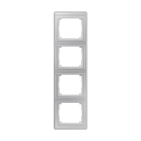 Jung SL 584 SI Рамка из прозрачного акрилового стекла, цветная подложка
