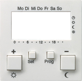 Gira 1469 27 Накладка для термостата помещения 230 В~ с часами и функцией охлаждения