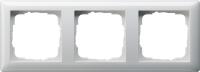 Gira 0213 03 Установочная рамка Gira Standard 55 Белый глянцевый