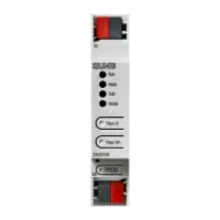 Jung 21420 1S R KNX Зональный/линейный соединитель, устройство для крепления на Din-рейку, 1 установочных модуля, Безопасный