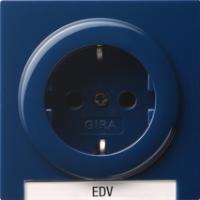 Gira 0187 46 Розетка SCHUKO 16 A 250 В~ с полем для надписи