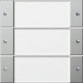 Gira 2133 600 Набор клавиш 3-местн. с полем для надписи