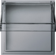 Gira 0409 65 Адаптерная рамка с прозрачной откидной крышкой