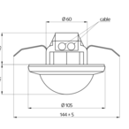 Оборудование BEG Luxomat 93288 Потолочный датчик движения BL4 по выгодной цене. Купить в Москве со скидкой.