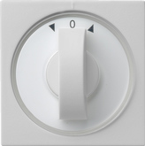 Gira 0666 015 Накладка с поворотной ручкой для реле времени и выключателя или кнопочного выключателя жалюзи