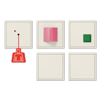 Jung NRS LS 0834-2 Набор системы срочного вызова с ИБП