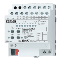 Jung 2336 REG HZ HE KNX актуатор отопления, 6 групп