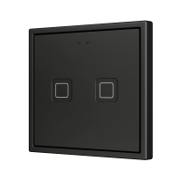 Zennio ZVITR70X2A Tecla RGB 70 X2. PC-ABS Емкостная кнопка с RGB-подсветкой, 70 x 70 пикселей, 2 кнопки