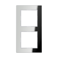 Jung AC 582 GL SI Стеклянная рамка