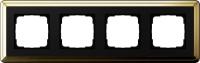 Gira 0214 632 Установочная рамка Gira ClassiX Латунь-черный