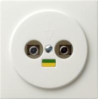 Gira 0405 40 Розетка для выравнивания потенциалов 2-местн.