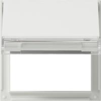 Gira 0680 66 Адаптерная рамка с откидной крышкой и полем для надписи