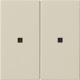 Gira 536901 Клавиша двойн., без надписи с контрольным окошкомSystem 55