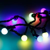 Arlight 025592 Светодиодная гирлянда ARD-BALL-CLASSIC-D17.5-20000-BLACK-200LED RGB (230V, 14W) (Ardecoled, IP65)