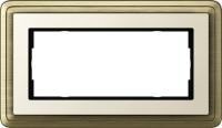 Gira 1002 623 Установочная рамка Gira ClassiX Бронза-кремовый