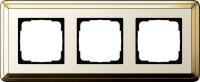 Gira 0213 633 Установочная рамка Gira ClassiX Латунь-кремовый