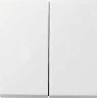 Gira 0128112 Кнопочный выключатель 10 AX 250 В~ с клавишей двойнойПерекрестный переключатель, 2-клавишн.