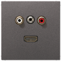 Jung MA AL 1082 AN Аудио «Тюльпан» (Cinch/RCA) / Стереоразъем (TRS 3,5 мм) / HDMI