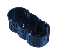 Zennio 9900010 Стандартная двойная монтажная коробка для панелей Z70