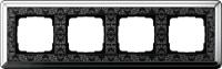 Gira 0214 682 Установочная рамка Gira ClassiX Art Хром-черный