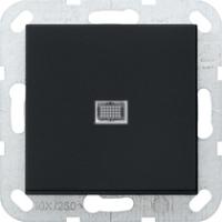 Gira 2834005 Клавишный выключатель британский стандарт (BS EN 60669-1) 20 AX 250 В~ с клавишей и контрольной лампочкойВыключатель 2-пол.