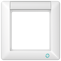 Jung ABAS 581 NNA WW Рамкас полем для надписи 12 x 55,5 мм